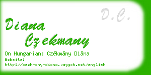 diana czekmany business card